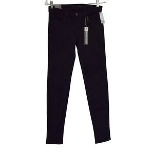 A6 NWT J BRAND Hewson Black Mid Rise Super Skinny Jegging Jeans Size 26 $180
